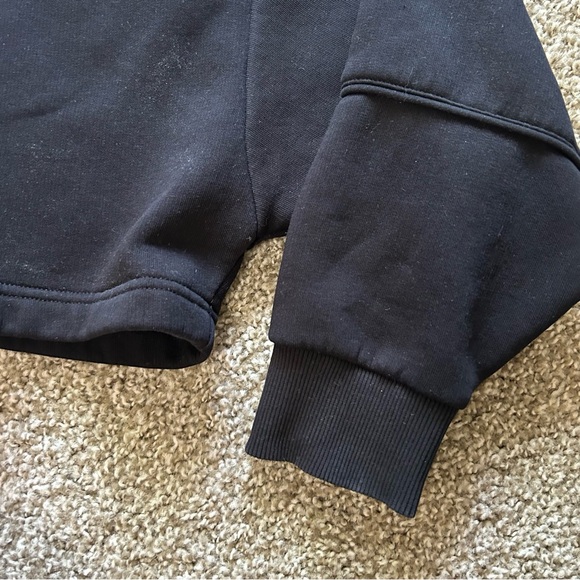 Women’s Oner Active Black Cropped Hoodie - Picture 3 of 10